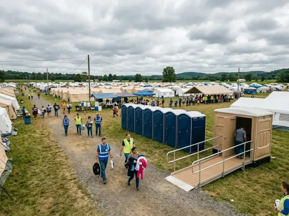 disaster-relief-camp-restrooms-010 — frequently asked questions, Dumpster & Portable Bathrooms Rental in Day Valley, CA